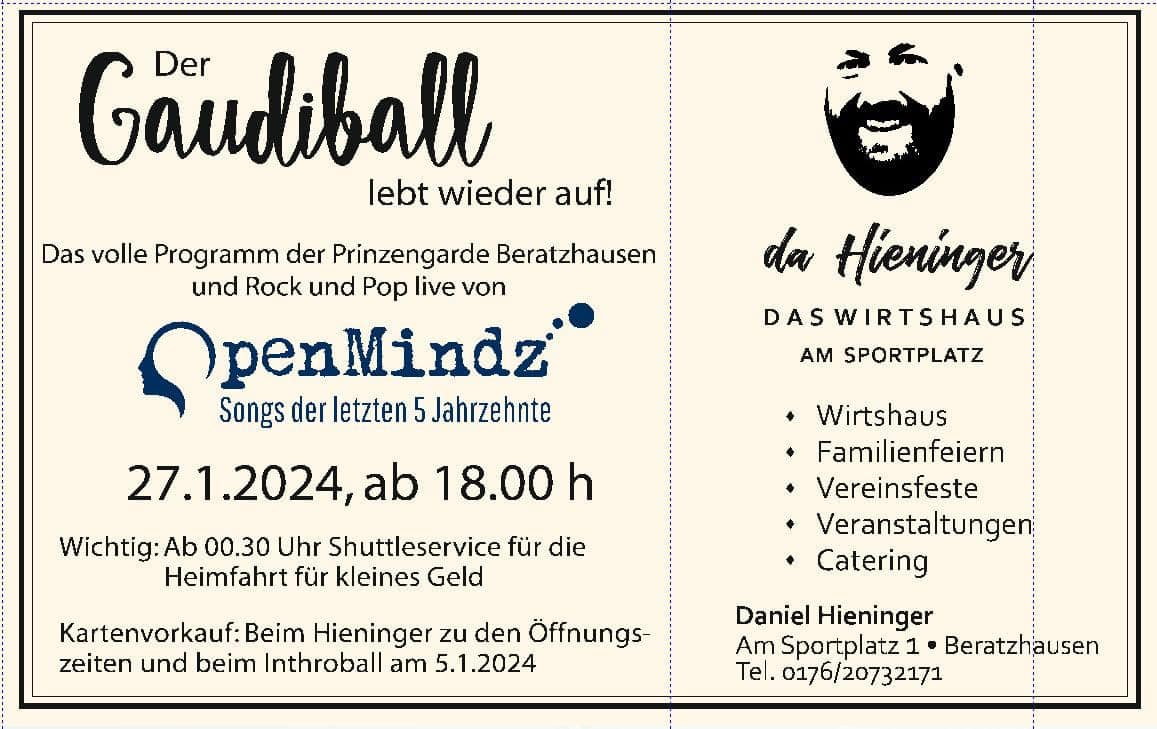 Flyer Gaudiball 2024