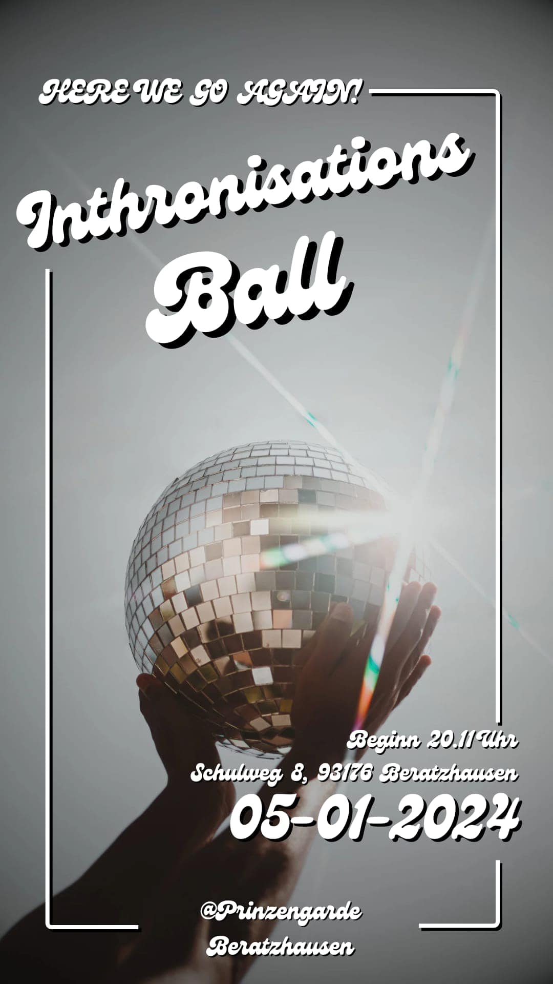 Flyer Inthro Ball 05.01.2024