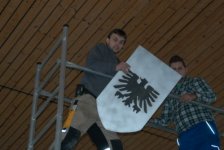 Aufbau Prunksitzung 2010